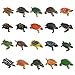 OOTSR 20 Pezzi Giocattoli Modello Tartaruga, Realistico Oceano Animale Mini Tartarughe di plastica per Strumento didattico/Regalo per Feste/Giocattolo per Vasca/Decorazione di Torte