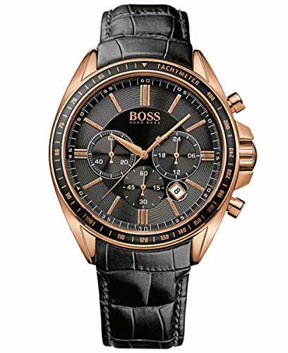 Hugo Boss Black Dial�X�e�����X�X�`�[�����U�[Chrono Quartz Men 's Watch 1513092