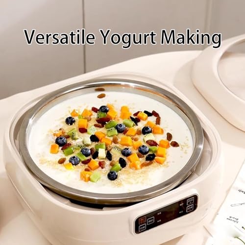 Proofer di Pasta elettrica 5L con Display LCD, Scatola di fermentazione di avviamento del Ritardo 12H per Yogurt, Pane e natto. Cottura programmabile del Timer programmabile dell'Acciaio Inossidabile