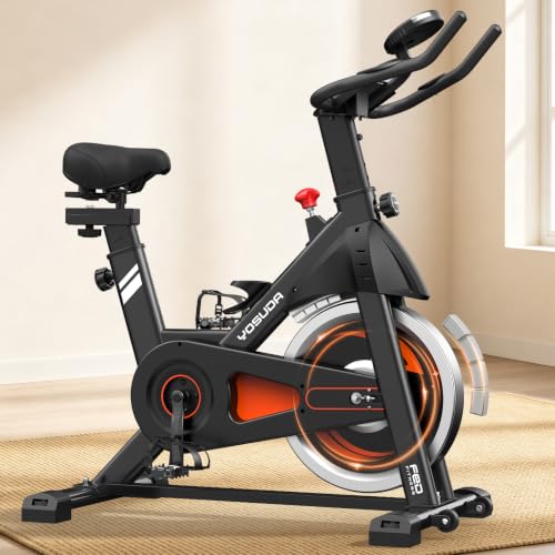 Image of YOSUDA PRO Magnetic Exercise Bike 350 lbs Weight Capacity - Indoor Cycling Bike Stationary with Comfortable Seat Cushion, Silent Belt Drive