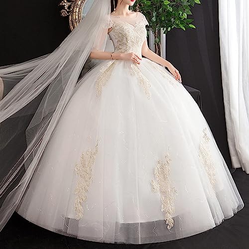 Vestido De Noiva Feminino Renda Bordada Vestidos De Noiva Bordados Vestidos De Baile De Noite De