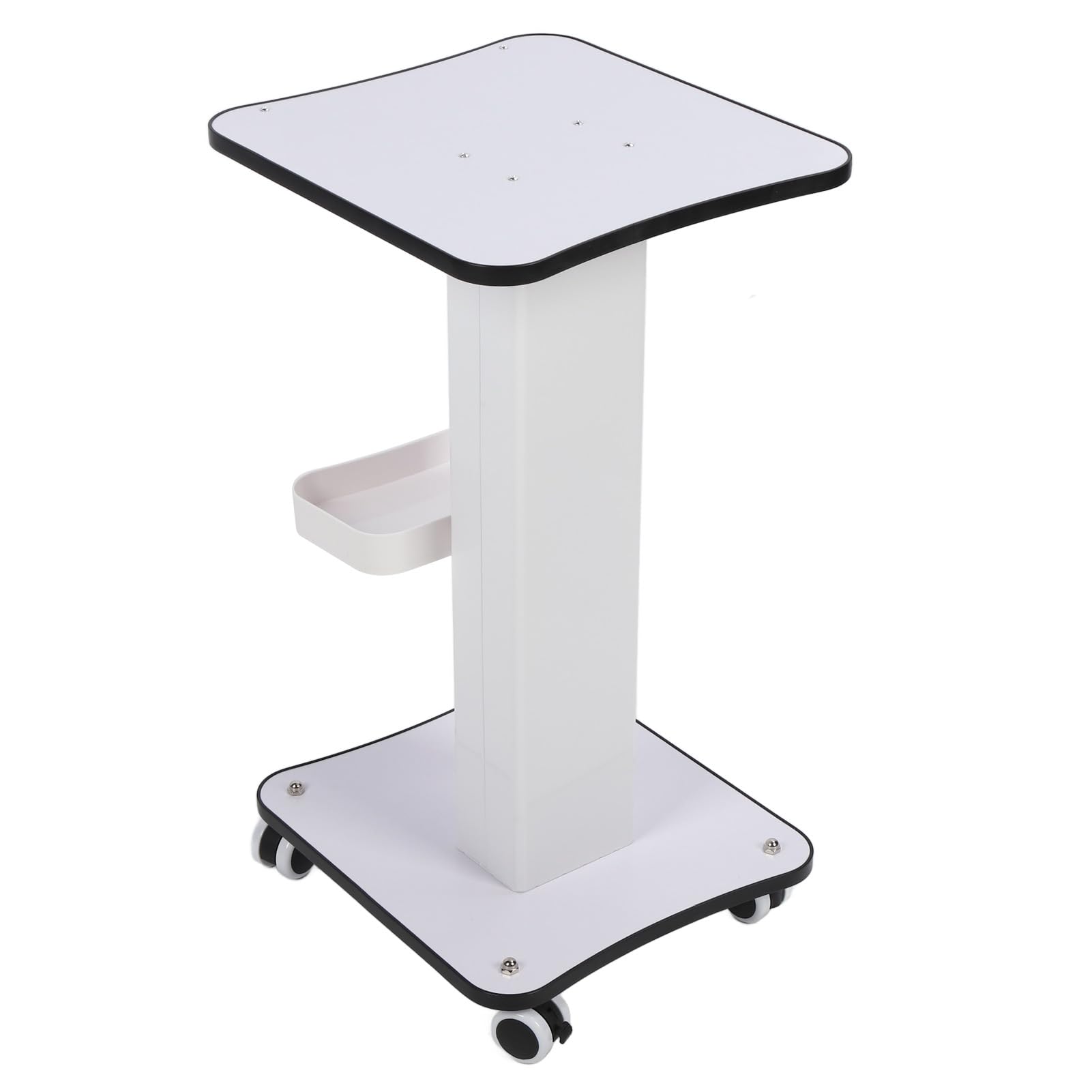 Carrello per Salone di Bellezza Carrello per Spa Durevole per Estetisti Ideale per Saloni di Bellezza e Spa Legno Composito Acciaio 68 Cm