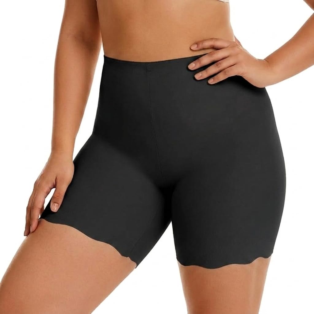eleg & stilance Women's Underpants Shorts Anti Chafing Boxer Under Skirt Anti Chafing Short Cycling Shorts High Waist Soft Elastic Safety Trousers Slip Panties-picture-23