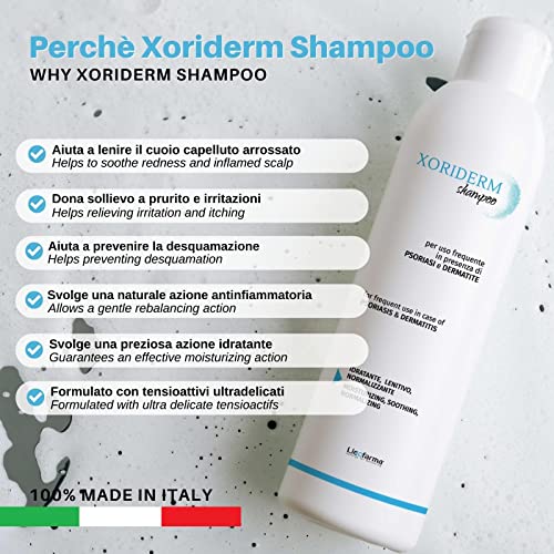 Xoriderm Delicate Shampoo helps in presence of Psoriasis and Dermatitis of the scalp - Image 2