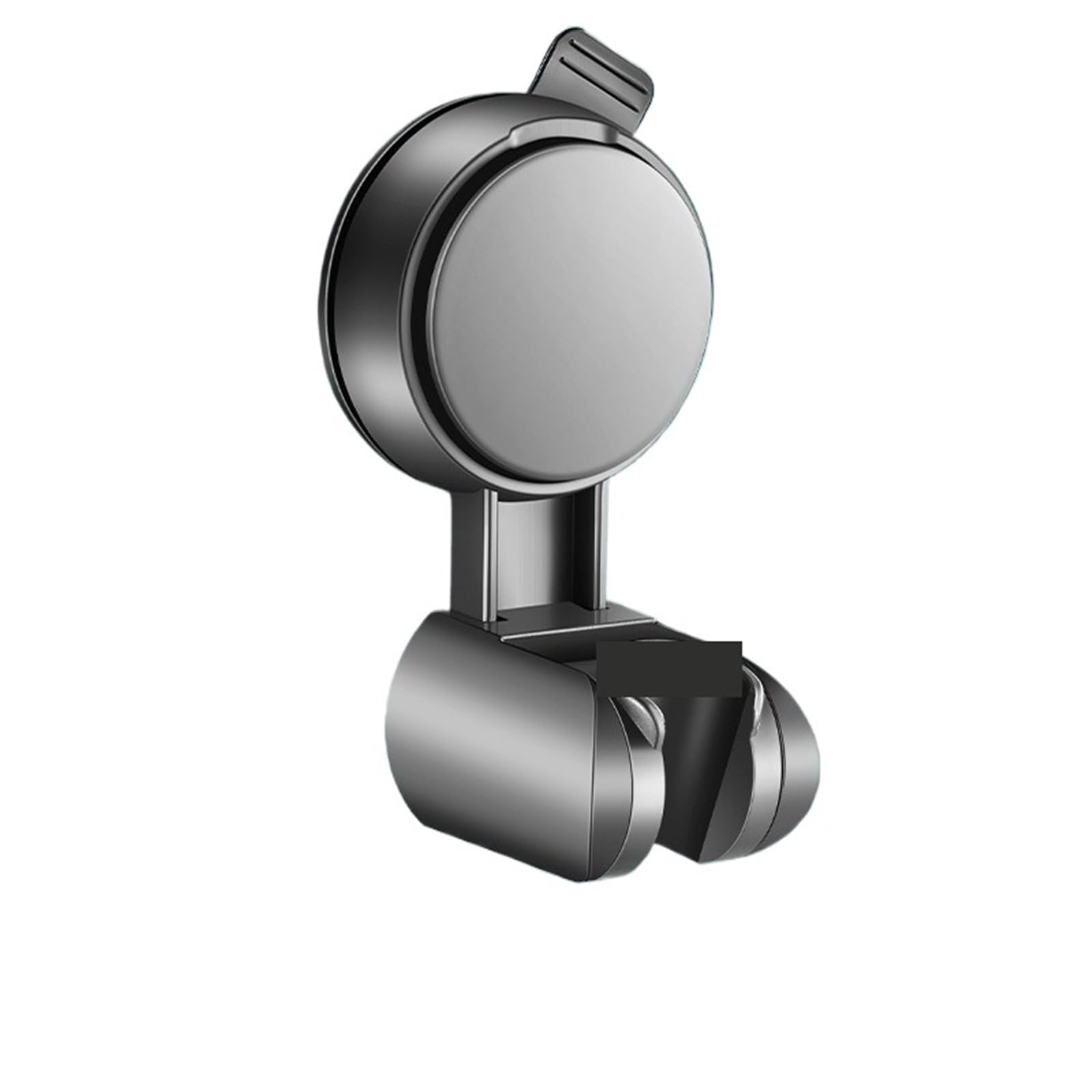 Luysgbxr Gray Shower Head Holder Bracket Suction Cup Bathroom Shower Hanger Fixed Artifact Adjustable(Gray)