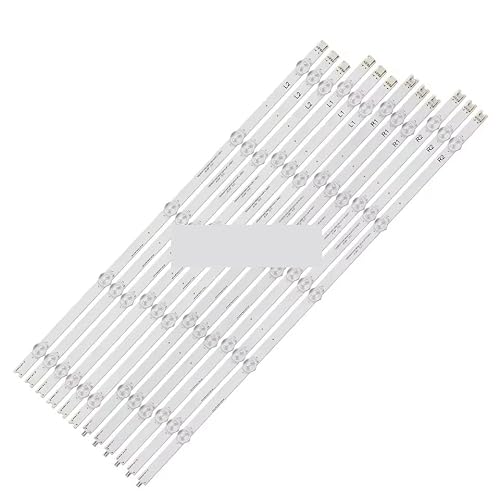 HYKPSTYJY 12pcs LED Strip 55PFK6309/12 55PFT6309 55PFH5609 55PFH6309/88 55PFH5209/88 6916L-1579A 1580A 1581A 1582A LC550DUN(PG)(A1)(P1)