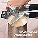 Safring Can Opener Manual, Handheld Strong Heavy Duty Stainless Steel Can Opener, Comfortable Handle, Sharp Blade Smooth Edge, Can Openers with Multifunctional Bottle Opener
