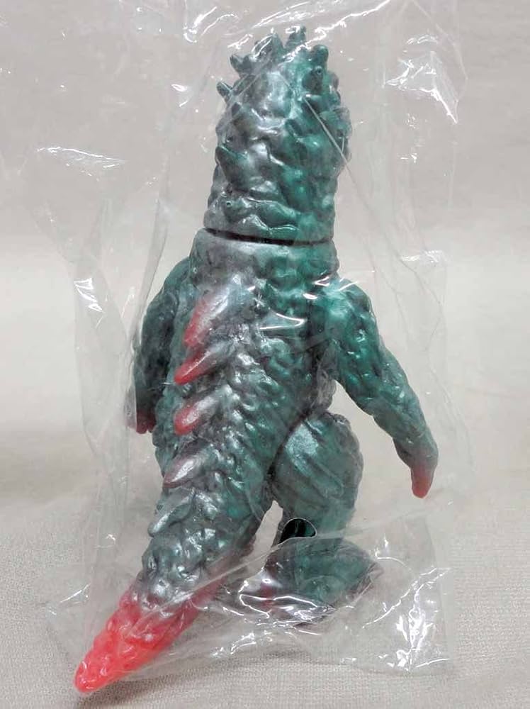 バラン ソフビ人形 ブルマァク 東宝 ゴジラ 美品ですがツノ折れ マルサンM1号 バラン ソフビ人形 ブルマァク 東宝 ゴジラ 美品ですがツノ折れ