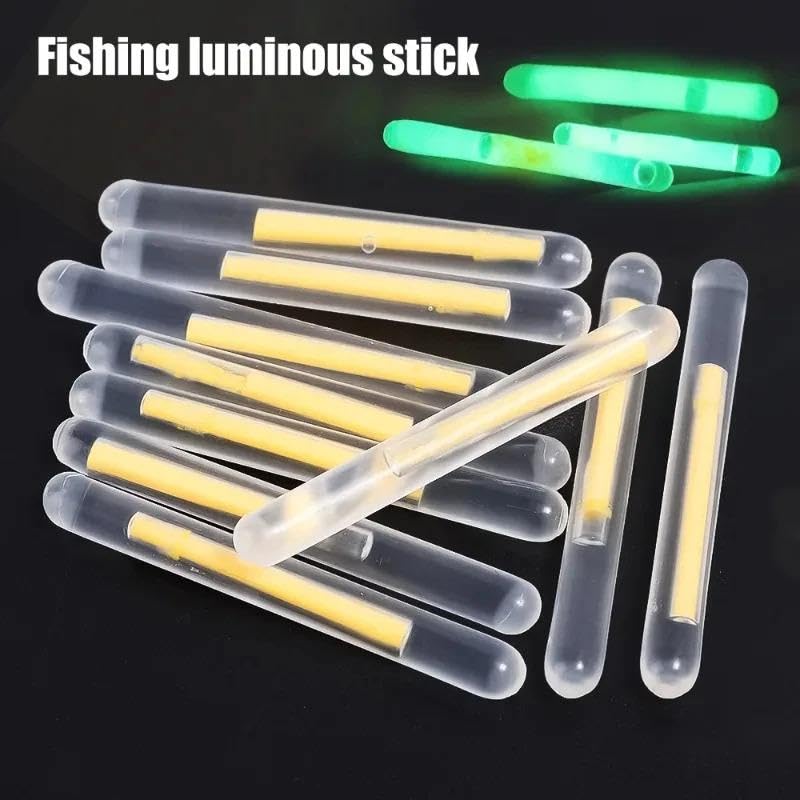 Valkyrie 50 Adet Kutulu Extra Aparatlı Fosfor Fitili - 39x4,5mm XXL boy - Glow Sticks - Yem İçi, Olta Ucu, Şamanda