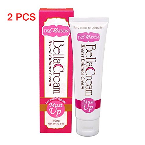 2 PCS Bella Natural Herbal Breast Enlargement Cream - Surgery-Free Bust & Butt Enhancer