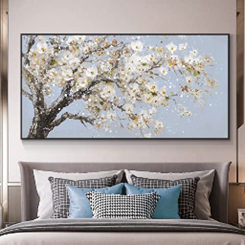 Peinture Paysage sur Toile Art Affiches Salon Fleur 30x60cm