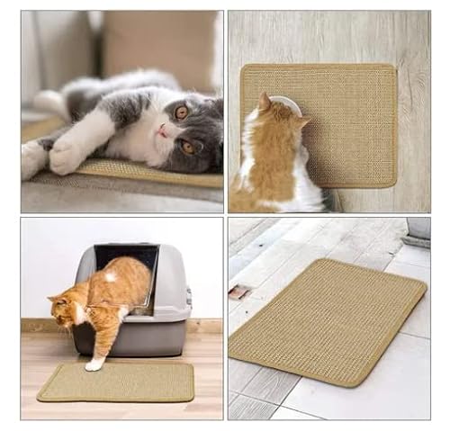 Tapete Arranhador Para Gatos De Sisal Sem Pelo Pet