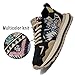 Yebonsho Men's Fashion Casual Low Top Sneakers Comfy Non Slip Breathable Walking Shoes Lace Up Sneakers Chunky Sneakers (Black, Adult, Men, 9, Numeric, US Footwear Size System, Medium)
