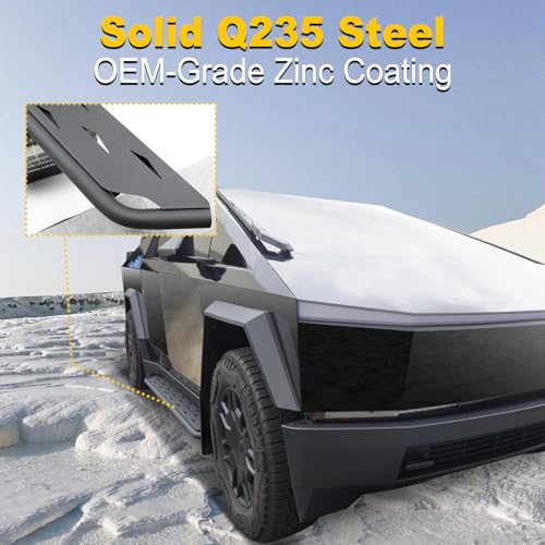 Estribos para Tesla Cybertruck 2024+ en Acero Inoxidable miniatura 4