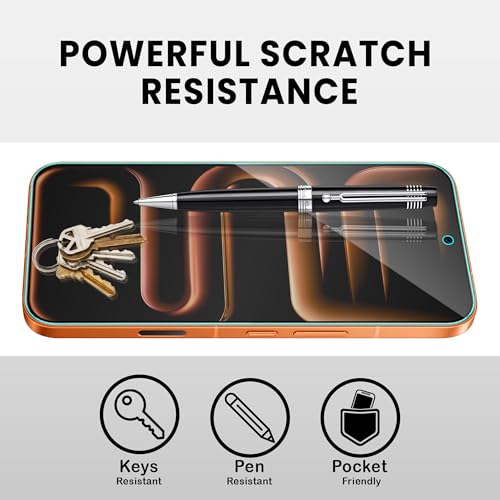 Image of FIRST MART Matte Anti-Glare Tempered Glass for Infinx Note 60 Pro With Installation Kit | Military-Grade Gaming Screen Protector & Cable Guard | Edge to Edge Coverage | Black