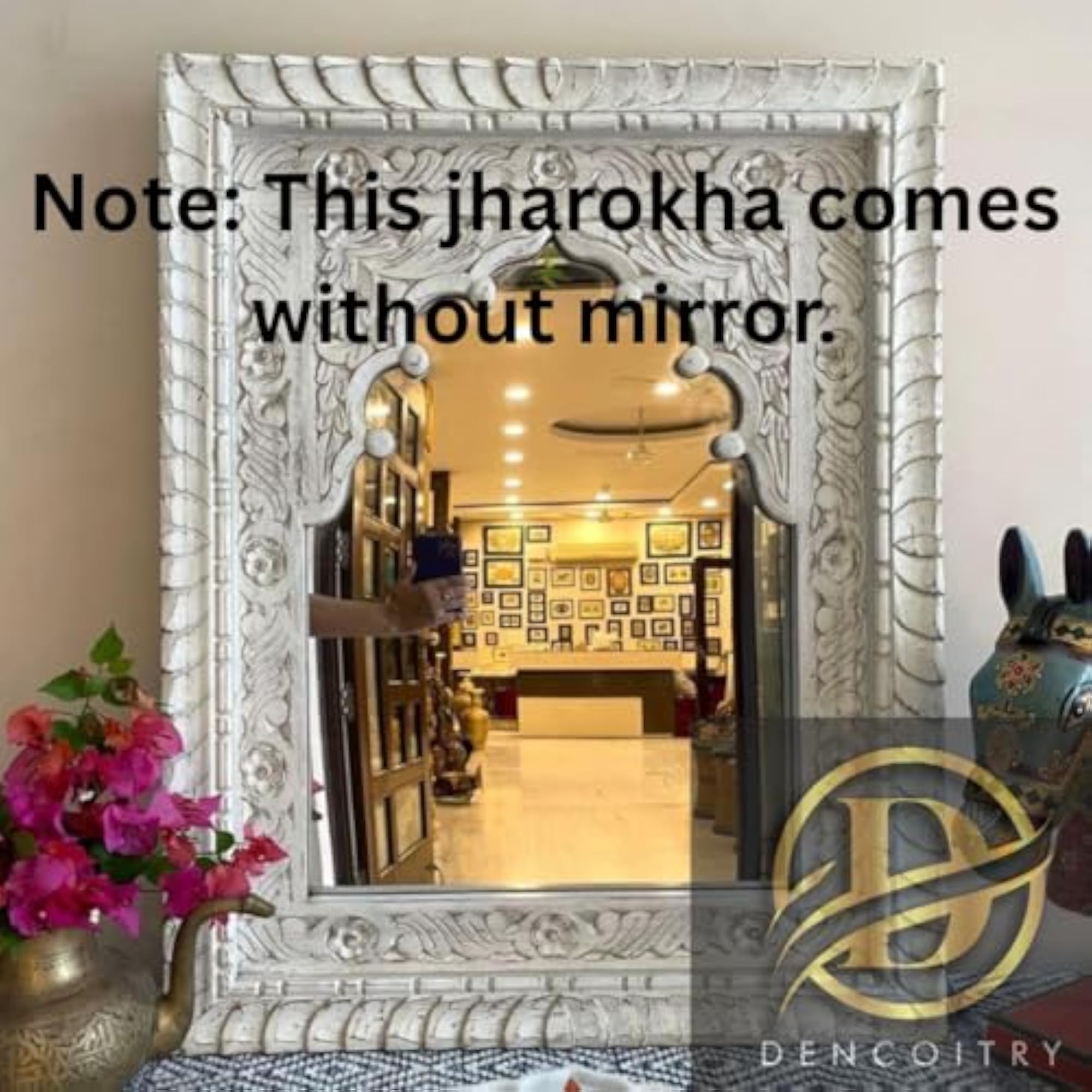 Decorative Handcarved Jharokha Wall Mirror Frame