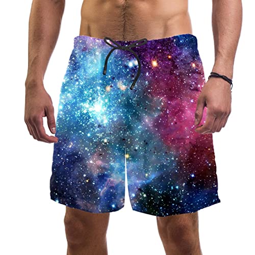 Maillots de bain pour hommes JDEZ short de plage galaxie