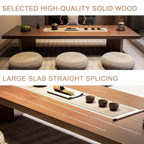 Table tatami en bois massif facile à monter pour optimiser les petits salons
