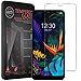 Produktbild Conie® Displayfolie für LG K50, Tempered Glass verstärkte Panzerglas Folie 9H Panzerfolie Gorilla Glasfolie, K50 Displayschutzfolie Klar