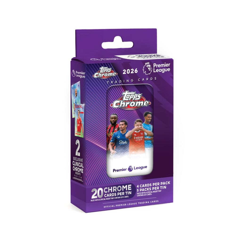 Topps Chrome Premier League Tin 2026