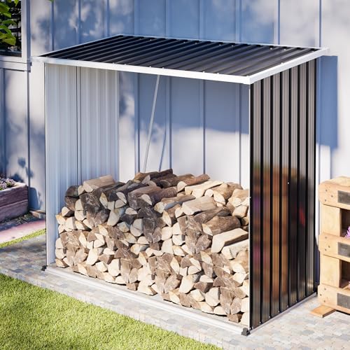 Thanaddo Heavy-Duty Metal Log Holder
