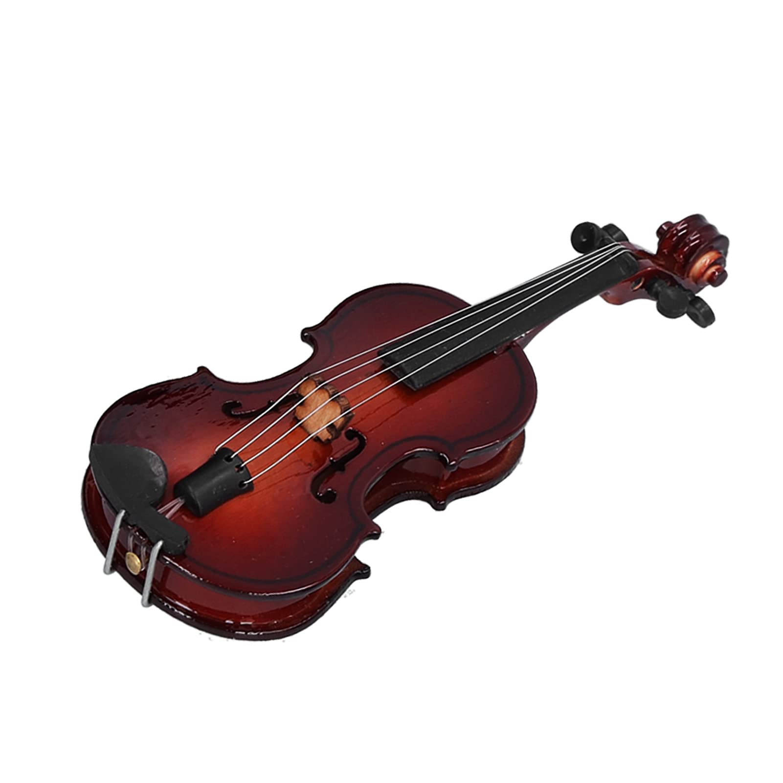 Cello Model, Violin Mini Exquisite Musical Instrument Decorative Model, Miniature with Handicraft Ornament for Home Office Decoration Stand and Case De