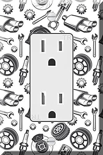 1-Gang Decorator GFCI Outlet Wallplate - Automobile Tools and Details