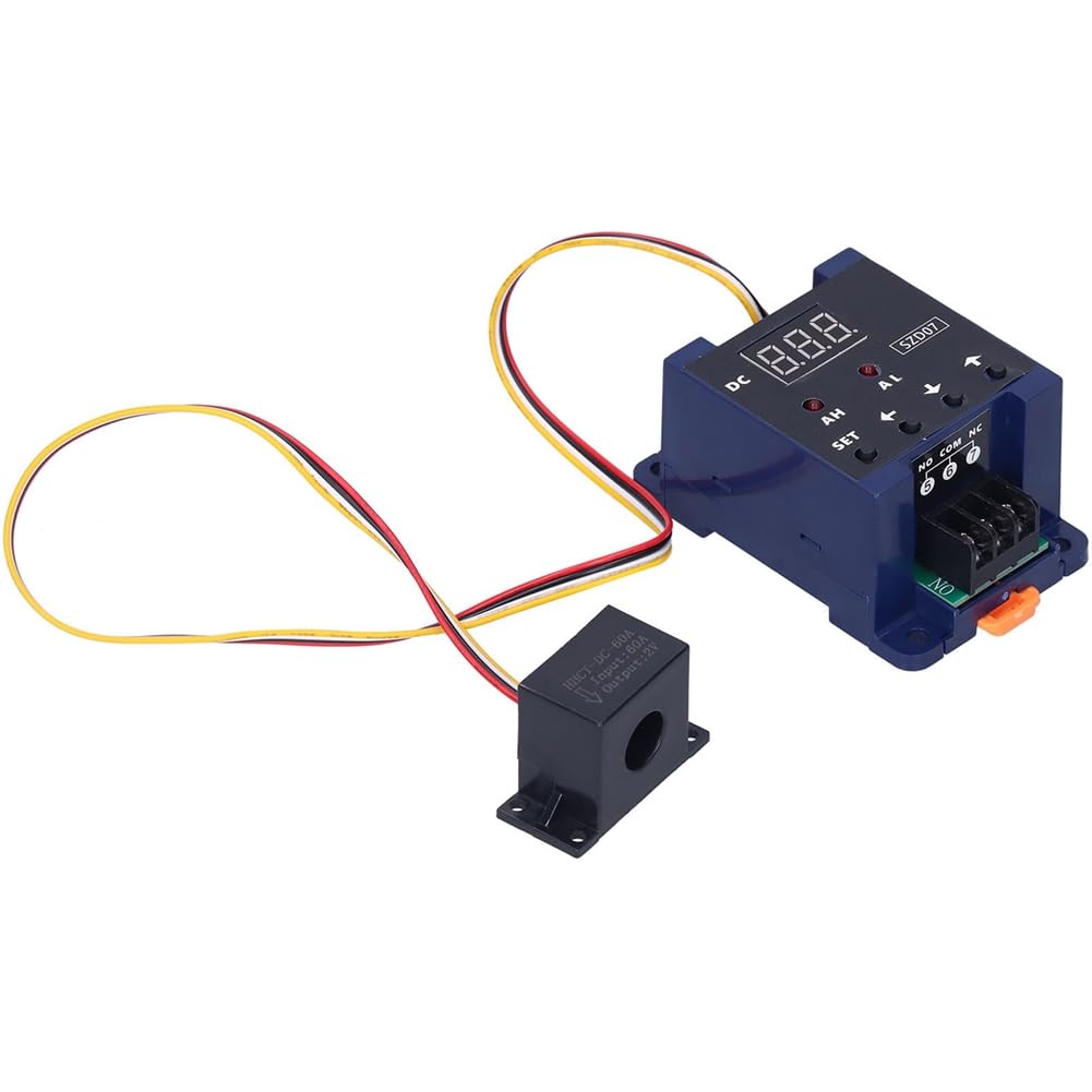 Xnuiasqe Digital Ammeter Digital Display Ammeter Current Sensing With Overload Szd07 Dc8-35V Digital Display Ammeter