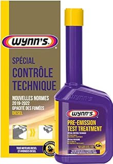 Wynn's Traitement Diesel Contrôle Technique, Anti-Pollution, Nouvelles Normes Nettoyage Complet réservoir-échappement & 1831089 Super Charge, Additif pour Huile Moteur 325 ML