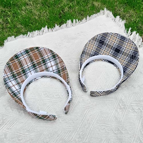 Image of 2 Pack Visor Women Men Sun Hat Clip On Visors Adjustable Sport Wide Brim Cap