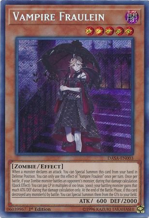 Vampire Frulein - DASA-EN003 - Secret Rare - 1st Edition