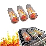 [3 PCS] 2023 New Stainless Steel Barbecue Cooking Grill Baskets For Outdoor Grill - Grill Grate - Ou