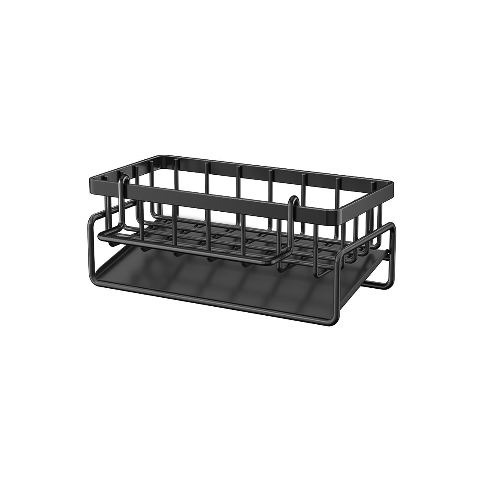 APGLSXY Rustproof Carbon Steel Rack for Sink Space Saving Kitchen Organizers with Quick Drying Designs Kitchen Sink Drying Rack Storage