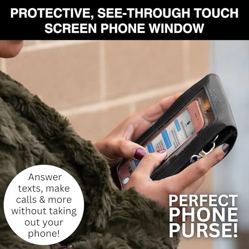 Cell Phone Purse Wallet - Touch Screen Women’s Crossbody Handbags – Faux Leather Crossbody Phone Case Bag2