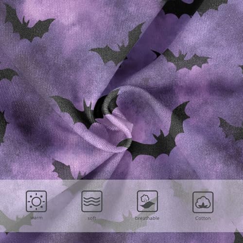 Girls Underwear Soft Cotton Halloween Bats Kids Panties in Sizes 2/3t, 4t, 5t, 6 and 83