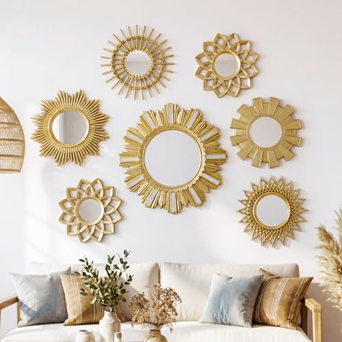 Gerrii 7-Piece Gold Sunburst Set
