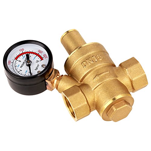 Dn15 brass adjustable water pressure regulator brass inline water
