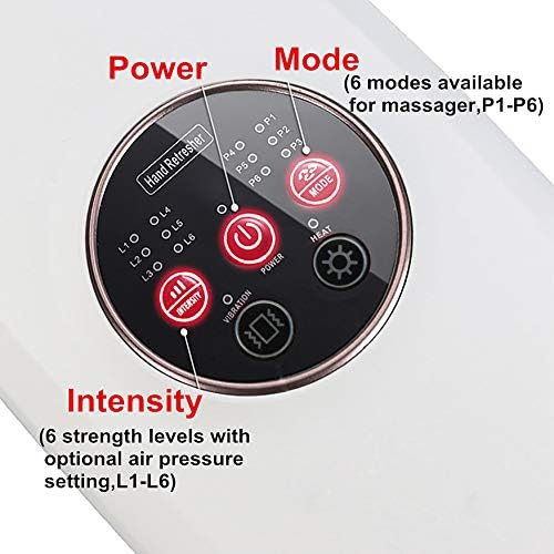 Miniatura 5 de Masajeador eléctrico de manos, masaje de compresión de aire de acupresión de palma sin cuerda