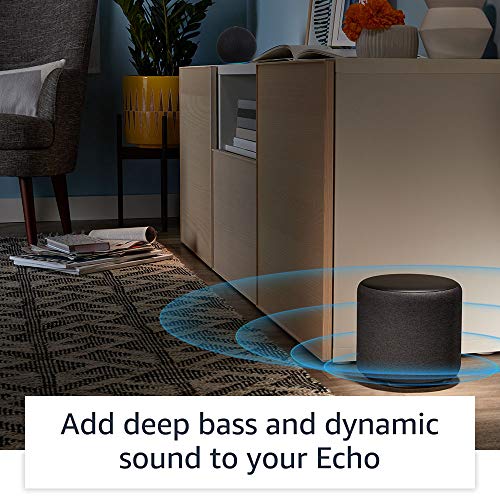 Image of Stereo Pair Starter Kit | 2 Echo (4th Gen) + Echo Sub, Charcoal