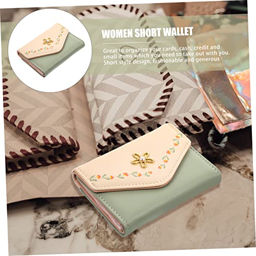 Flower Printing Wallet Women's Short Bag Portable Storage Pouch Money Clip Wallet4