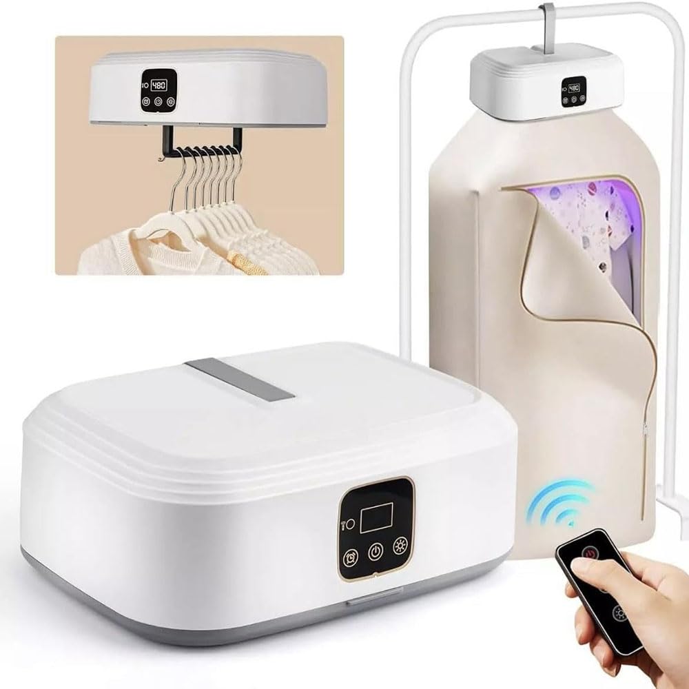 Bolivia's Portable Clothes Dryer, Durable and Lasting Small Dryer Machine Compact Size, Quick-drying Convenience, 600W Electric Clothes Dryer, Quiet Operation for Underwear Swimsuit Socks