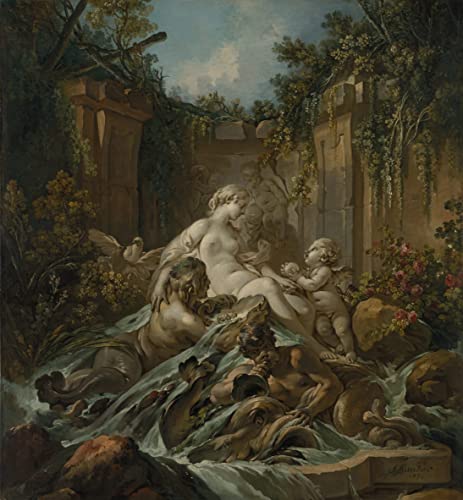 Affiches sur toile Fontaine de Vénus François Boucher 50x70 cm