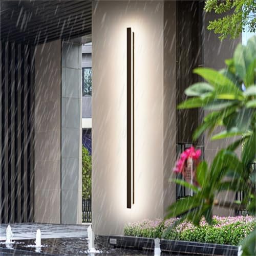 Lampe murale acrylique LED extérieure étanche IP65 luminaire mural blanc 88W 180cm