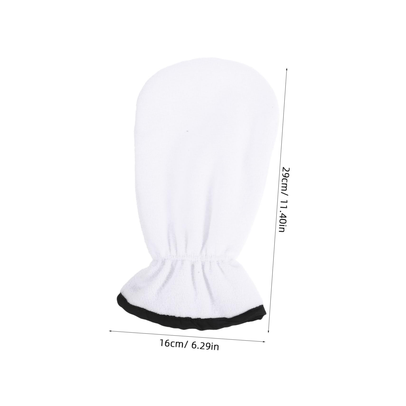 IWOWHERO 1 Pair Exfoliating Leather Gloves for Moisturizing Overnight Spa Mittens