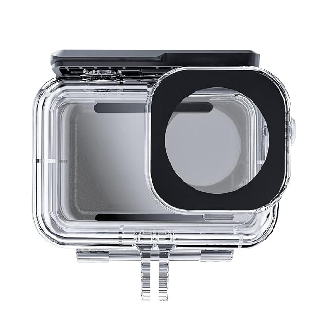 TELESINN Waterproof Case Suitable for DJI Action 5 Pro, Action 4/3, 45M/148FT Underwater Housing with Anti-Fog, Quick Release Screw for Deep Diving, Scuba, Snorkeling, Swimming