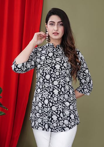 Image of FebQ Printed Shirt Style Top for Women