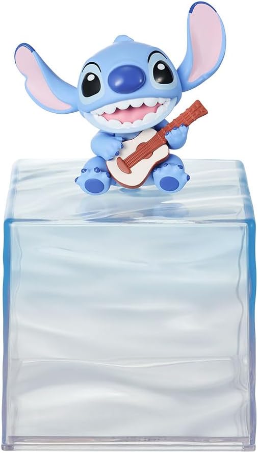 MINISO Disney Stitch Blind Box Summer Party Series Collection Vinyl Figure Surprise Box Random Design Model Collectible Toy for Home Decor Birthday Gifts (Random One Figure)