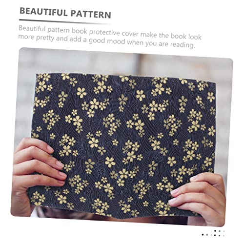 DOITOOL 5 Pçs Capa De Livro Flor De Cerejeira Mangas De Livro Laváveis ​​Capas De Livro Reutilizávei