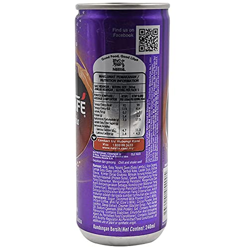 Nescafe Drink Mocha Can, Low Fat Milk Coffee Drink - 240 ML - Image 3