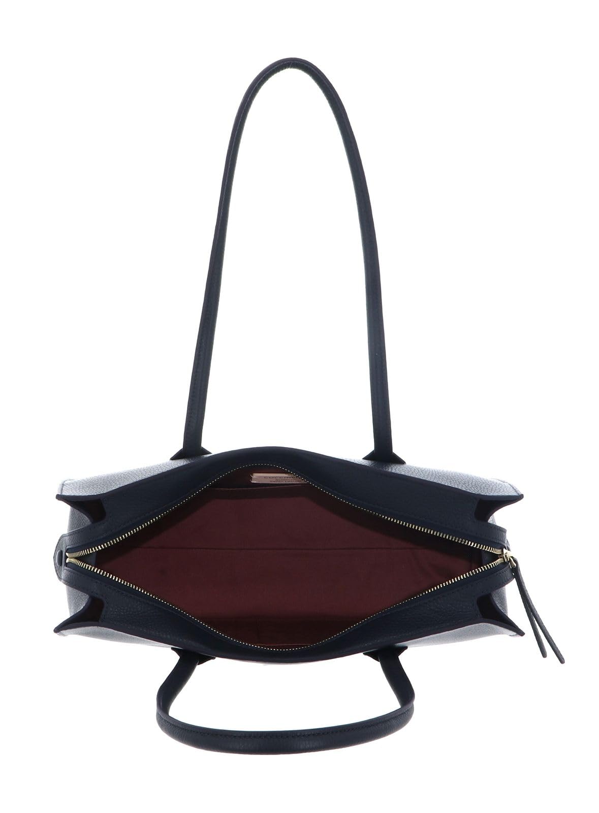 COCCINELLE Cuero bolso shopper bolso de hombro con compartimento para portátil Myrtha26 Handbag Grained Leather